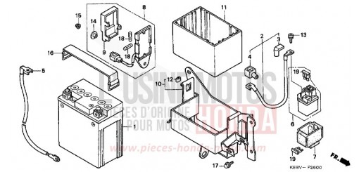 BATTERIE CA125W de 1998